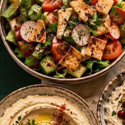 Salade de houmous — Le Comptoir Syrien